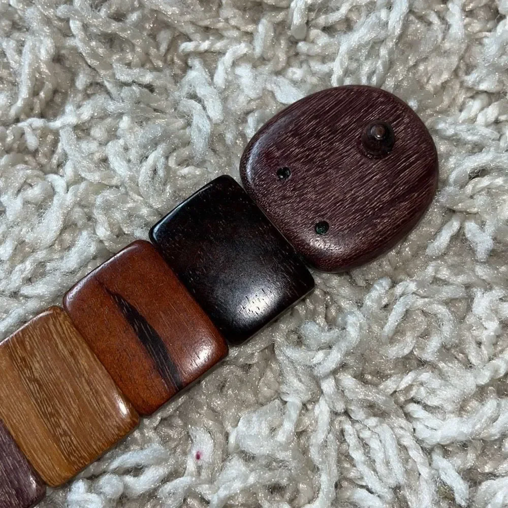 Costa Rica Exotic Woods Belt Wood Wooden  34”